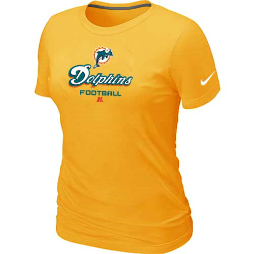 Miami Dolphins Yellow Women's Critical Victory T-Shirt,We sell and wholesale Miami Dolphins Yellow Women's Critical Victory T-Shirt on line form chian!