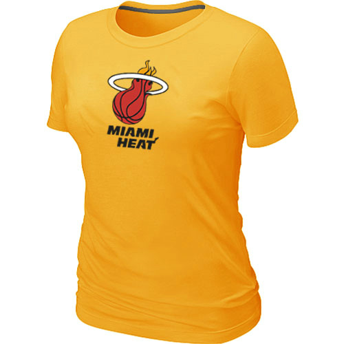 Miami Heat Big & Tall Primary Logo Yellow Women's T-Shirt,We sell and wholesale Miami Heat Big & Tall Primary Logo Yellow Women's T-Shirt on line form chian!