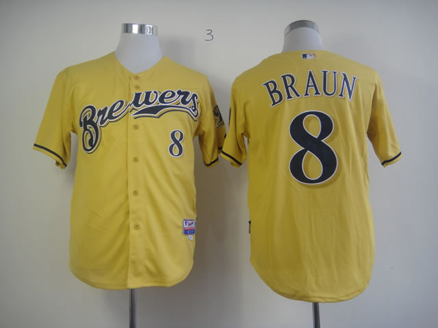 Milwaukee Brewers #8 Braun 2013 Authentic Alternate Cool Base Jersey,We sell and wholesale Milwaukee Brewers #8 Braun 2013 Authentic Alternate Cool Base Jersey on line form chian!