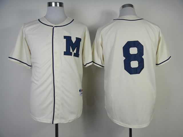 Milwaukee Brewers #8 Ryan Braun 1913 Turn Back The Clock Cream Jerseys,We sell and wholesale Milwaukee Brewers #8 Ryan Braun 1913 Turn Back The Clock Cream Jerseys on line form chian!