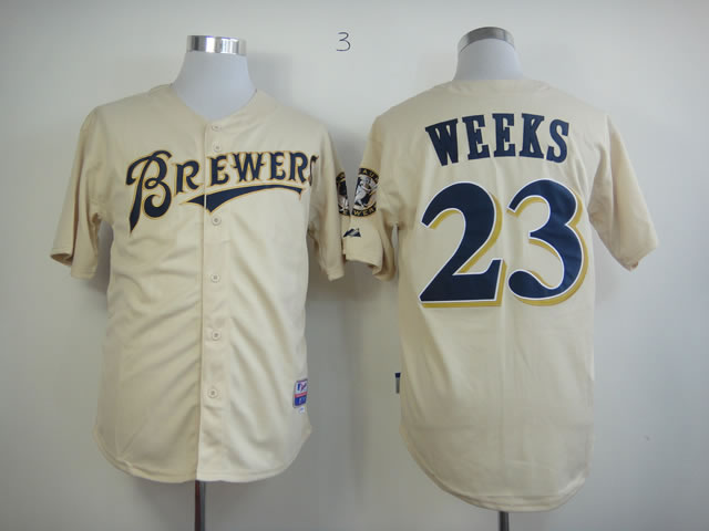 Milwaukee Brewers Authentic #23 Weeks YOUniform Cool Base Jerseys,We sell and wholesale Milwaukee Brewers Authentic #23 Weeks YOUniform Cool Base Jerseys on line form chian!
