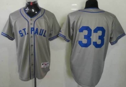 Minnesota Twins #33 Justin Morneau 1948 St. Paul Gray Jerseys,We sell and wholesale Minnesota Twins #33 Justin Morneau 1948 St. Paul Gray Jerseys on line form chian!