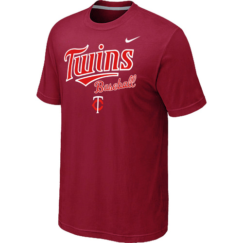 Minnesota Twins 2014 Home Practice T-Shirt - Red,We sell and wholesale Minnesota Twins 2014 Home Practice T-Shirt - Red on line form chian!