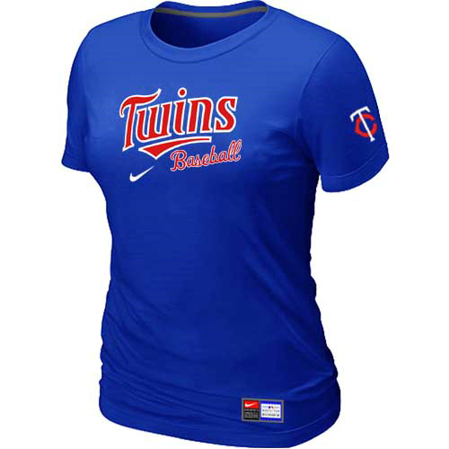 Minnesota Twins Nike Women's Blue Short Sleeve Practice T-Shirt,We sell and wholesale Minnesota Twins Nike Women's Blue Short Sleeve Practice T-Shirt on line form chian!