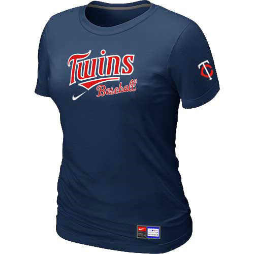 Minnesota Twins Nike Women's D.Blue Short Sleeve Practice T-Shirt,We sell and wholesale Minnesota Twins Nike Women's D.Blue Short Sleeve Practice T-Shirt on line form chian!