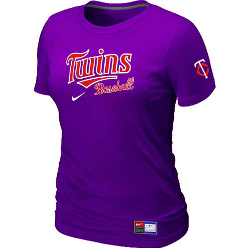 Minnesota Twins Nike Women's Purple Short Sleeve Practice T-Shirt,We sell and wholesale Minnesota Twins Nike Women's Purple Short Sleeve Practice T-Shirt on line form chian!