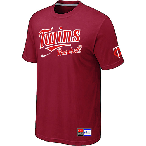 Minnesota Twins Red Nike Short Sleeve Practice T-Shirt,We sell and wholesale Minnesota Twins Red Nike Short Sleeve Practice T-Shirt on line form chian!