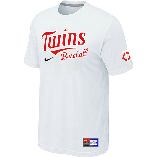 Minnesota Twins White Nike Short Sleeve Practice T-Shirt,We sell and wholesale Minnesota Twins White Nike Short Sleeve Practice T-Shirt on line form chian!