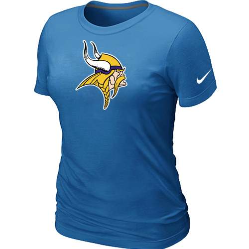 Minnesota Vikings L.blue Women's Logo T-Shirt,We sell and wholesale Minnesota Vikings L.blue Women's Logo T-Shirt on line form chian!