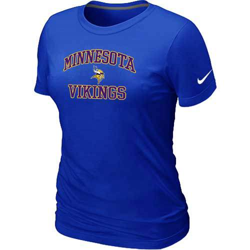 Minnesota Vikings Women's Heart & Soul Blue T-Shirt,We sell and wholesale Minnesota Vikings Women's Heart & Soul Blue T-Shirt on line form chian!