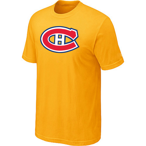 Montreal Canadiens Big & Tall Logo Yellow T-Shirt,We sell and wholesale Montreal Canadiens Big & Tall Logo Yellow T-Shirt on line form chian!