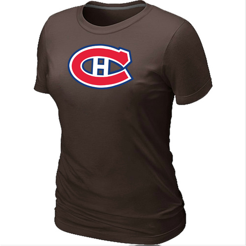 Montreal Canadiens Big & Tall Women's Logo Brown T-Shirt,We sell and wholesale Montreal Canadiens Big & Tall Women's Logo Brown T-Shirt on line form chian!