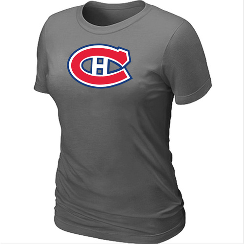 Montreal Canadiens Big & Tall Women's Logo D.Grey T-Shirt,We sell and wholesale Montreal Canadiens Big & Tall Women's Logo D.Grey T-Shirt on line form chian!