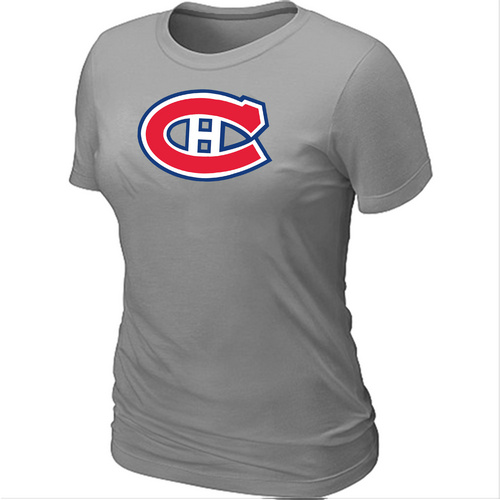 Montreal Canadiens Big & Tall Women's Logo L.Grey T-Shirt,We sell and wholesale Montreal Canadiens Big & Tall Women's Logo L.Grey T-Shirt on line form chian!