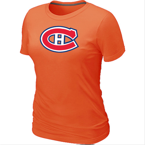 Montreal Canadiens Big & Tall Women's Logo Orange T-Shirt,We sell and wholesale Montreal Canadiens Big & Tall Women's Logo Orange T-Shirt on line form chian!