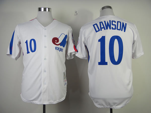 Montreal Expos #10 Dawson Throwback 1982 White Jerseys,We sell and wholesale Montreal Expos #10 Dawson Throwback 1982 White Jerseys on line form chian!