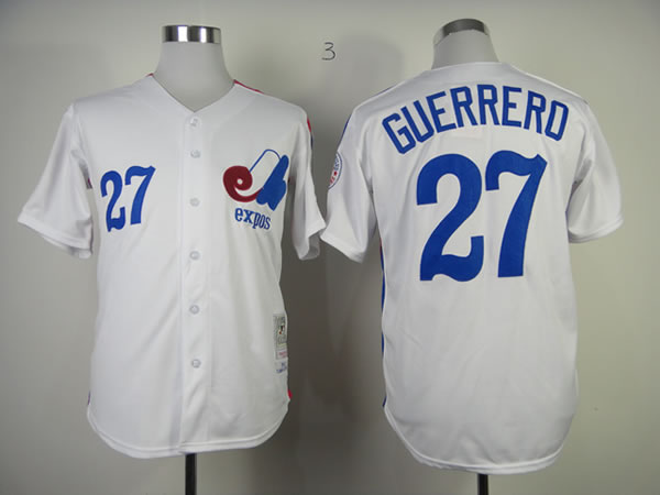 Montreal Expos #27 Vladimir Guerrero Throwback 1982 White Jerseys,We sell and wholesale Montreal Expos #27 Vladimir Guerrero Throwback 1982 White Jerseys on line form chian!