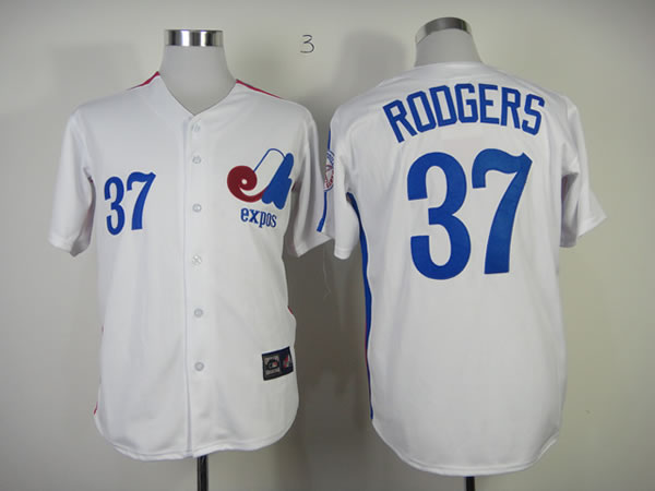 Montreal Expos #37 Roogers Throwback 1982 White Jerseys,We sell and wholesale Montreal Expos #37 Roogers Throwback 1982 White Jerseys on line form chian!
