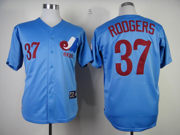 Montreal Expos #37 Roogers Throwback Light Blue Jerseys,We sell and wholesale Montreal Expos #37 Roogers Throwback Light Blue Jerseys on line form chian!