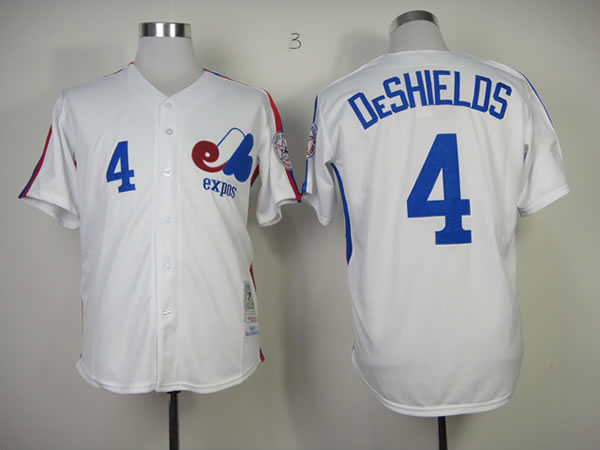 Montreal Expos #4 Delino DeShields Throwback 1982 White Jerseys,We sell and wholesale Montreal Expos #4 Delino DeShields Throwback 1982 White Jerseys on line form chian!