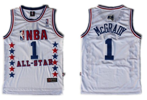 NBA 2003 All-Star #1 Tracy McGrady White Swingman Throwback Jerseys,We sell and wholesale NBA 2003 All-Star #1 Tracy McGrady White Swingman Throwback Jerseys on line form chian!