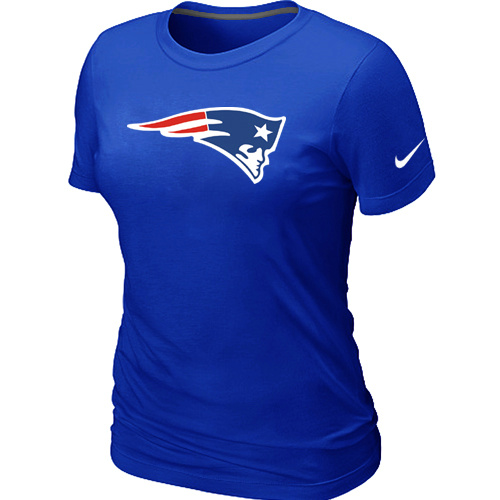 New England Patriots Blue Women's Logo T-Shirt,We sell and wholesale New England Patriots Blue Women's Logo T-Shirt on line form chian!