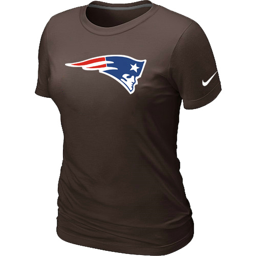 New England Patriots Brown Women's Logo T-Shirt,We sell and wholesale New England Patriots Brown Women's Logo T-Shirt on line form chian!