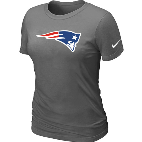 New England Patriots D.Grey Women's Logo T-Shirt,We sell and wholesale New England Patriots D.Grey Women's Logo T-Shirt on line form chian!