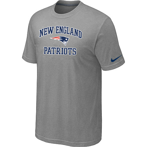 New England Patriots Heart & Soul Light grey T-Shirt,We sell and wholesale New England Patriots Heart & Soul Light grey T-Shirt on line form chian!