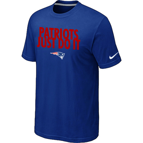 New England Patriots Just Do It Blue T-Shirt,We sell and wholesale New England Patriots Just Do It Blue T-Shirt on line form chian!