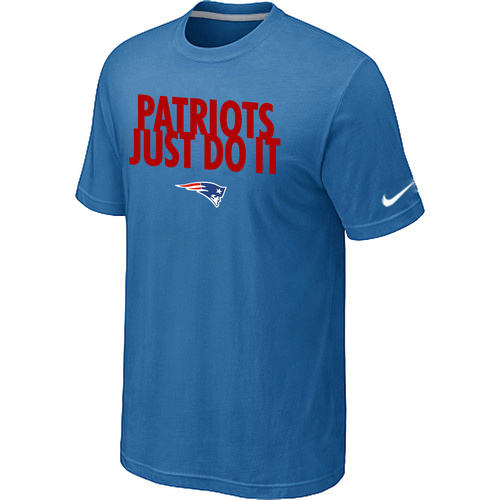 New England Patriots Just Do It light Blue T-Shirt,We sell and wholesale New England Patriots Just Do It light Blue T-Shirt on line form chian!