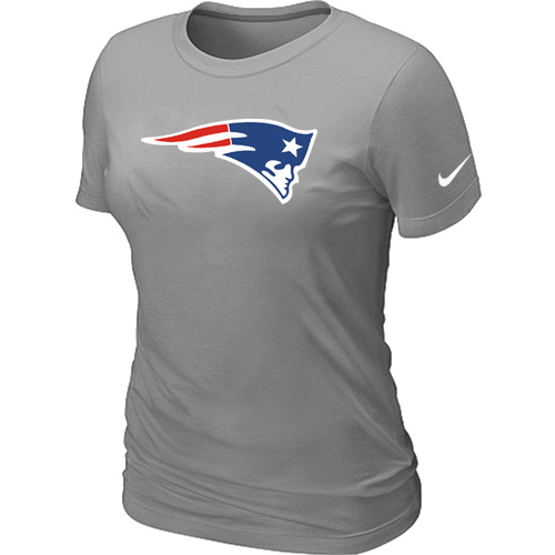 New England Patriots L.Grey Women's Logo T-Shirt,We sell and wholesale New England Patriots L.Grey Women's Logo T-Shirt on line form chian!