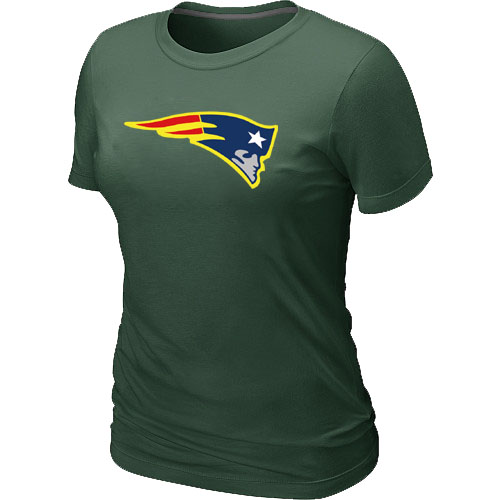 New England Patriots Neon Logo Charcoal D.Green Women's T-shirt,We sell and wholesale New England Patriots Neon Logo Charcoal D.Green Women's T-shirt on line form chian!