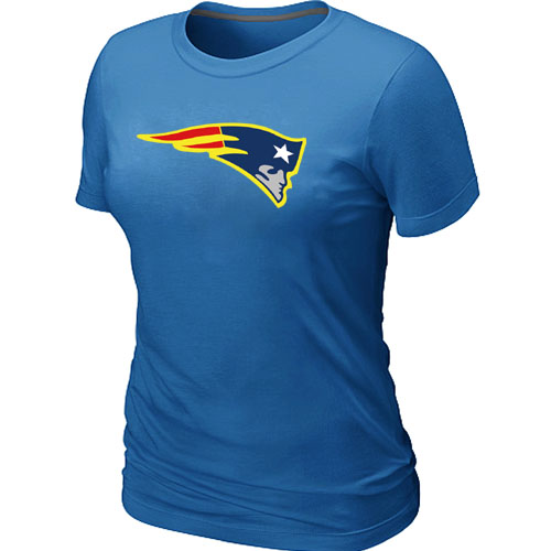 New England Patriots Neon Logo Charcoal L.blue Women's T-shirt,We sell and wholesale New England Patriots Neon Logo Charcoal L.blue Women's T-shirt on line form chian!