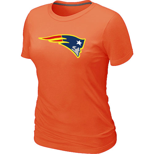 New England Patriots Neon Logo Charcoal Orange Women's T-shirt,We sell and wholesale New England Patriots Neon Logo Charcoal Orange Women's T-shirt on line form chian!