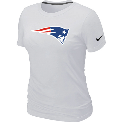New England Patriots White Women's Logo T-Shirt,We sell and wholesale New England Patriots White Women's Logo T-Shirt on line form chian!