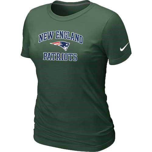 New England Patriots Women's Heart & Soul D.Green T-Shirt,We sell and wholesale New England Patriots Women's Heart & Soul D.Green T-Shirt on line form chian!
