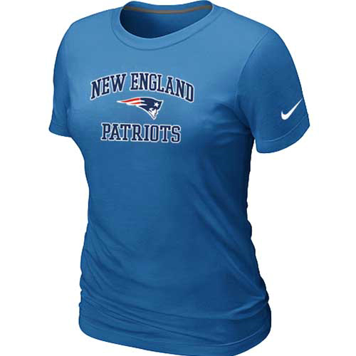 New England Patriots Women's Heart & Soul L.blue T-Shirt,We sell and wholesale New England Patriots Women's Heart & Soul L.blue T-Shirt on line form chian!