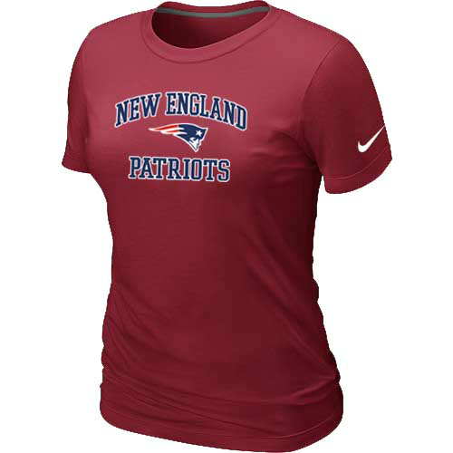 New England Patriots Women's Heart & Soul Red T-Shirt,We sell and wholesale New England Patriots Women's Heart & Soul Red T-Shirt on line form chian!