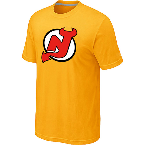 New Jerseys Devils Big & Tall Logo Yellow T-Shirt,We sell and wholesale New Jerseys Devils Big & Tall Logo Yellow T-Shirt on line form chian!
