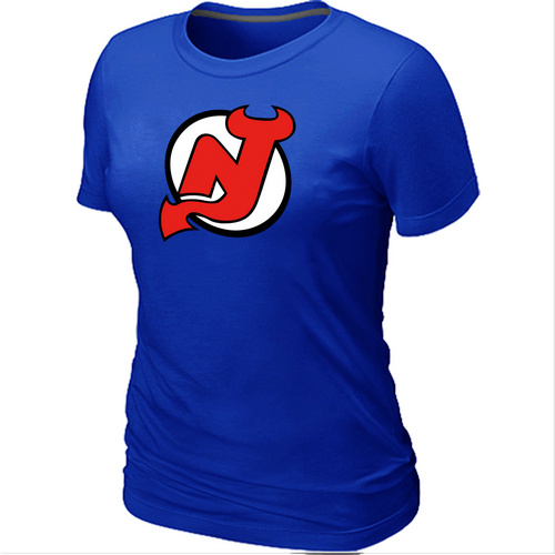 New Jerseys Devils Big & Tall Women's Logo Blue T-Shirt,We sell and wholesale New Jerseys Devils Big & Tall Women's Logo Blue T-Shirt on line form chian!