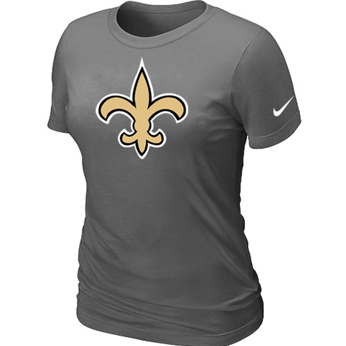 New Orleans Saints D.Grey Women's Logo T-Shirt,We sell and wholesale New Orleans Saints D.Grey Women's Logo T-Shirt on line form chian!