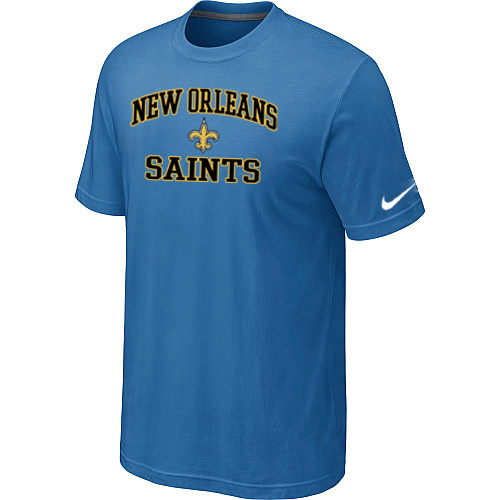 New Orleans Saints Heart & Soul light Blue T-Shirt,We sell and wholesale New Orleans Saints Heart & Soul light Blue T-Shirt on line form chian!
