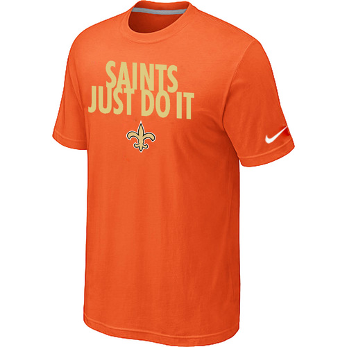 New Orleans Saints Just Do It Orange T-Shirt,We sell and wholesale New Orleans Saints Just Do It Orange T-Shirt on line form chian!