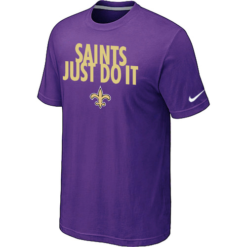 New Orleans Saints Just Do It Purple T-Shirt,We sell and wholesale New Orleans Saints Just Do It Purple T-Shirt on line form chian!