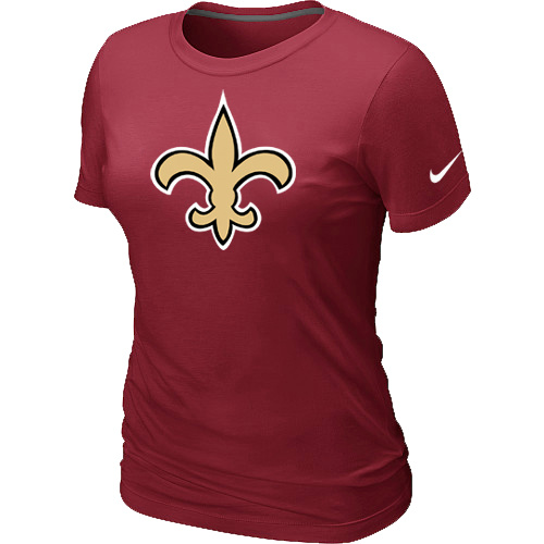 New Orleans Saints Red Women's Logo T-Shirt,We sell and wholesale New Orleans Saints Red Women's Logo T-Shirt on line form chian!