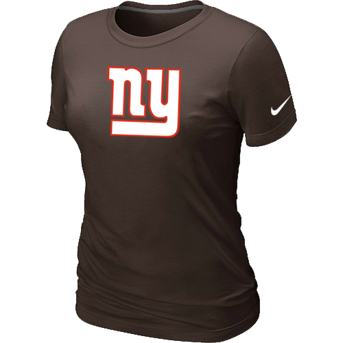 New York Giants Brown Women's Logo T-Shirt,We sell and wholesale New York Giants Brown Women's Logo T-Shirt on line form chian!