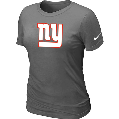 New York Giants D.Grey Women's Logo T-Shirt,We sell and wholesale New York Giants D.Grey Women's Logo T-Shirt on line form chian!