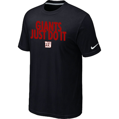 New York Giants Just Do It Black T-Shirt,We sell and wholesale New York Giants Just Do It Black T-Shirt on line form chian!