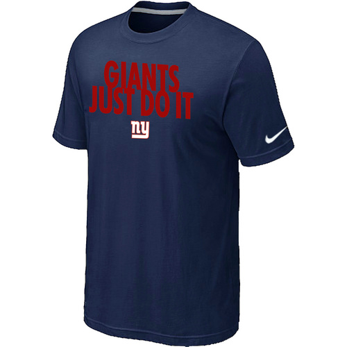 New York Giants Just Do It D.Blue T-Shirt,We sell and wholesale New York Giants Just Do It D.Blue T-Shirt on line form chian!